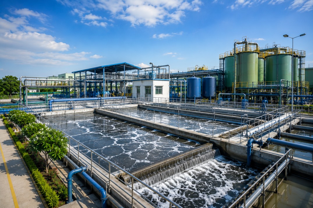 Effluent Treatment Plant (ETP) for effective industrial wastewater treatment and safe water reuse.