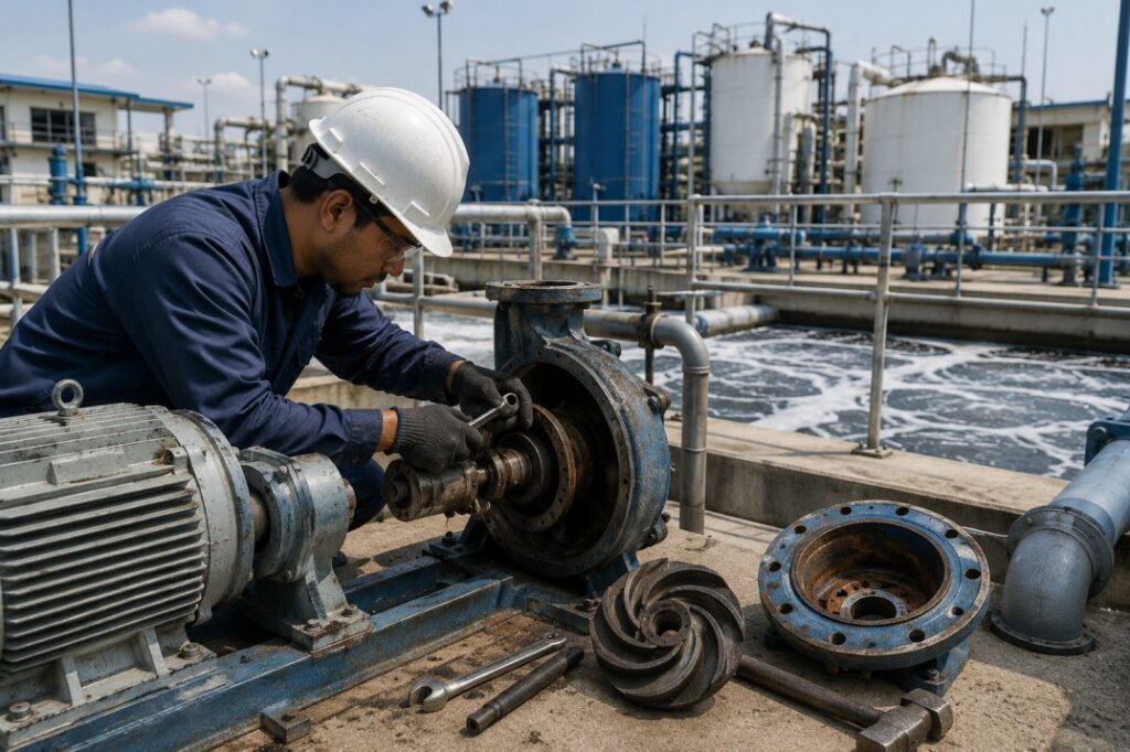STP WTP ETP repair services in Pune